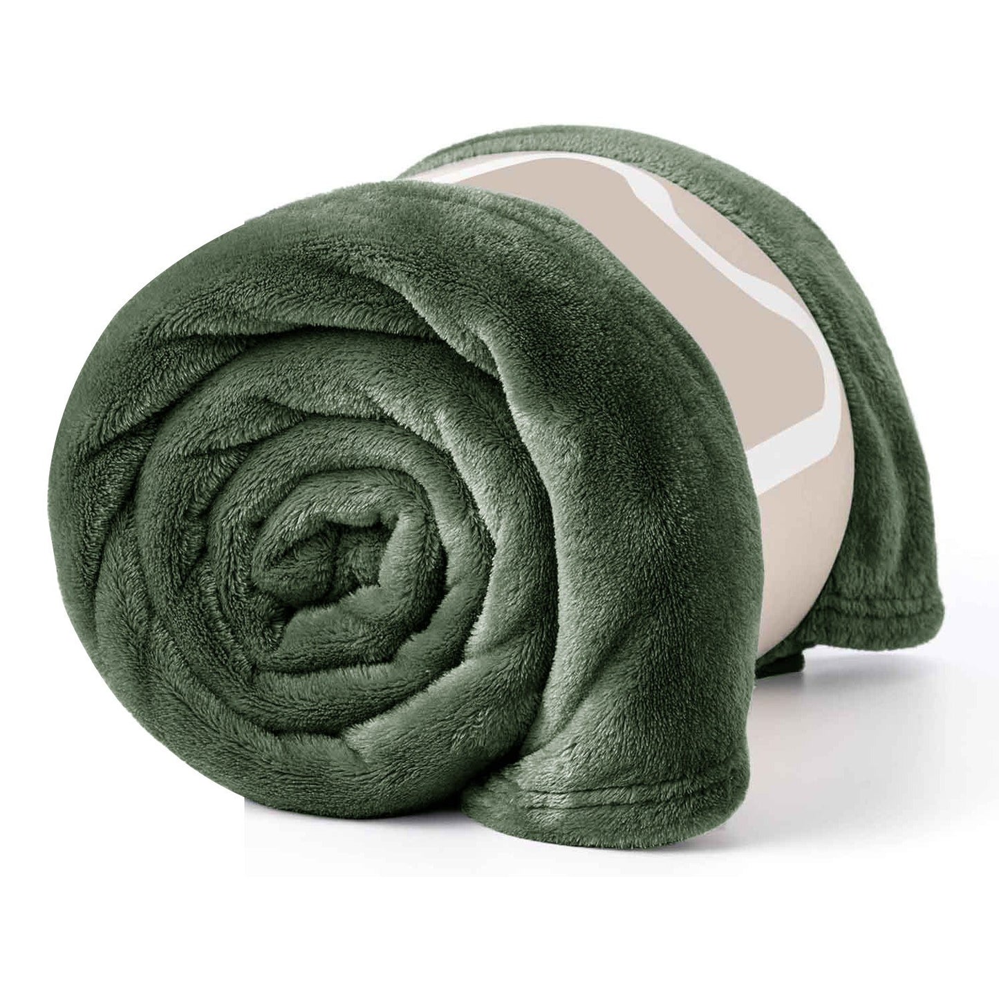 Reversible Faux Mink Fleece Throw Blanket | The Velvet Cloud
