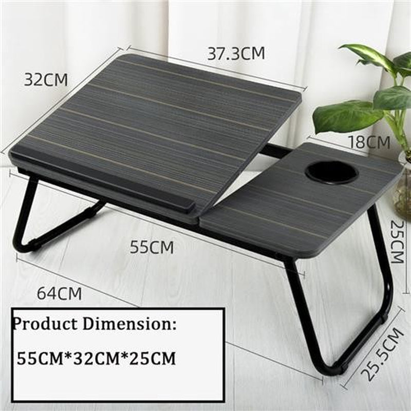 Foldable Laptop Bed Tray with Cup Holder | The Nomad Perch