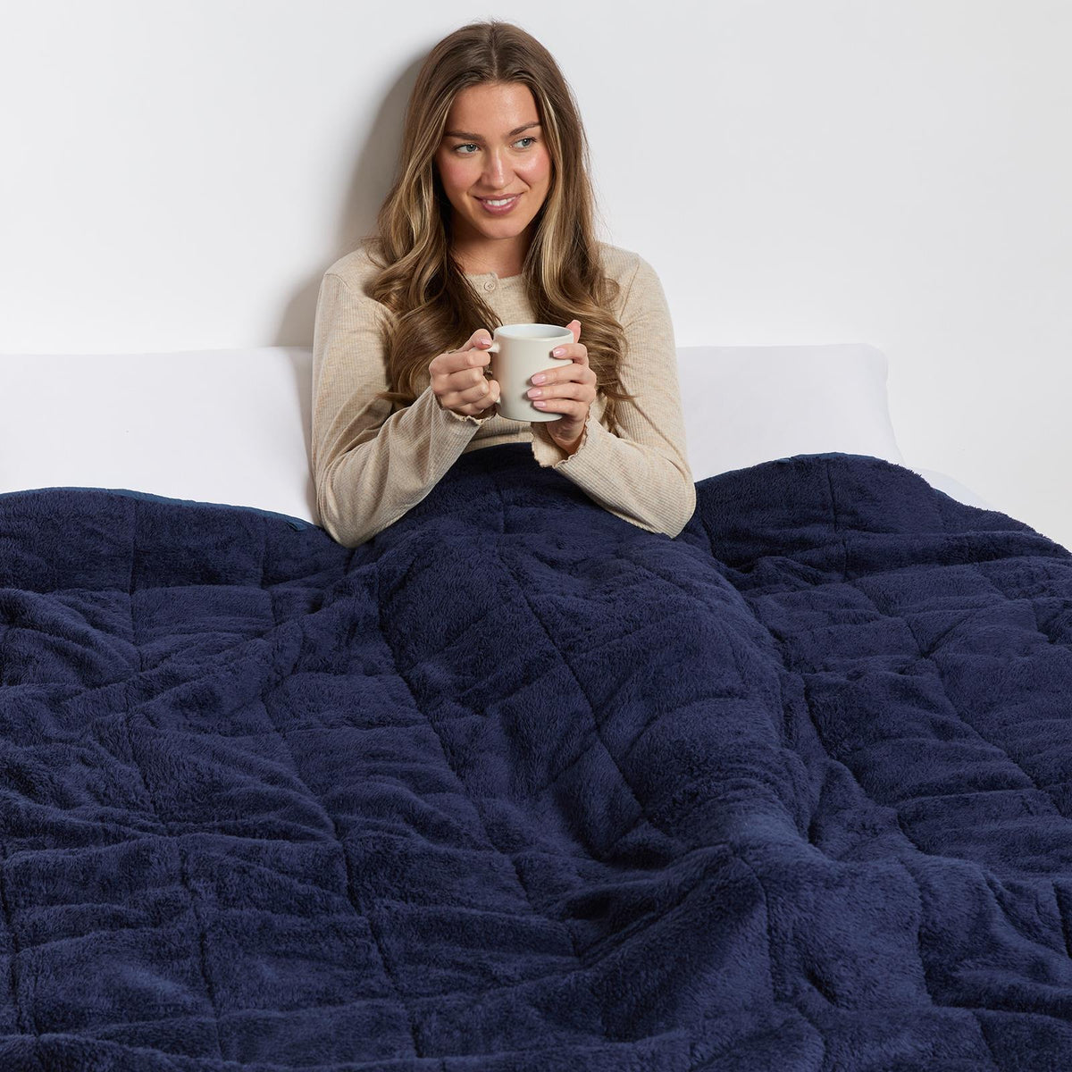 Teddy Fleece Sensory Sleep Therapy Anxiety Throw  | The Weighted Blanket
