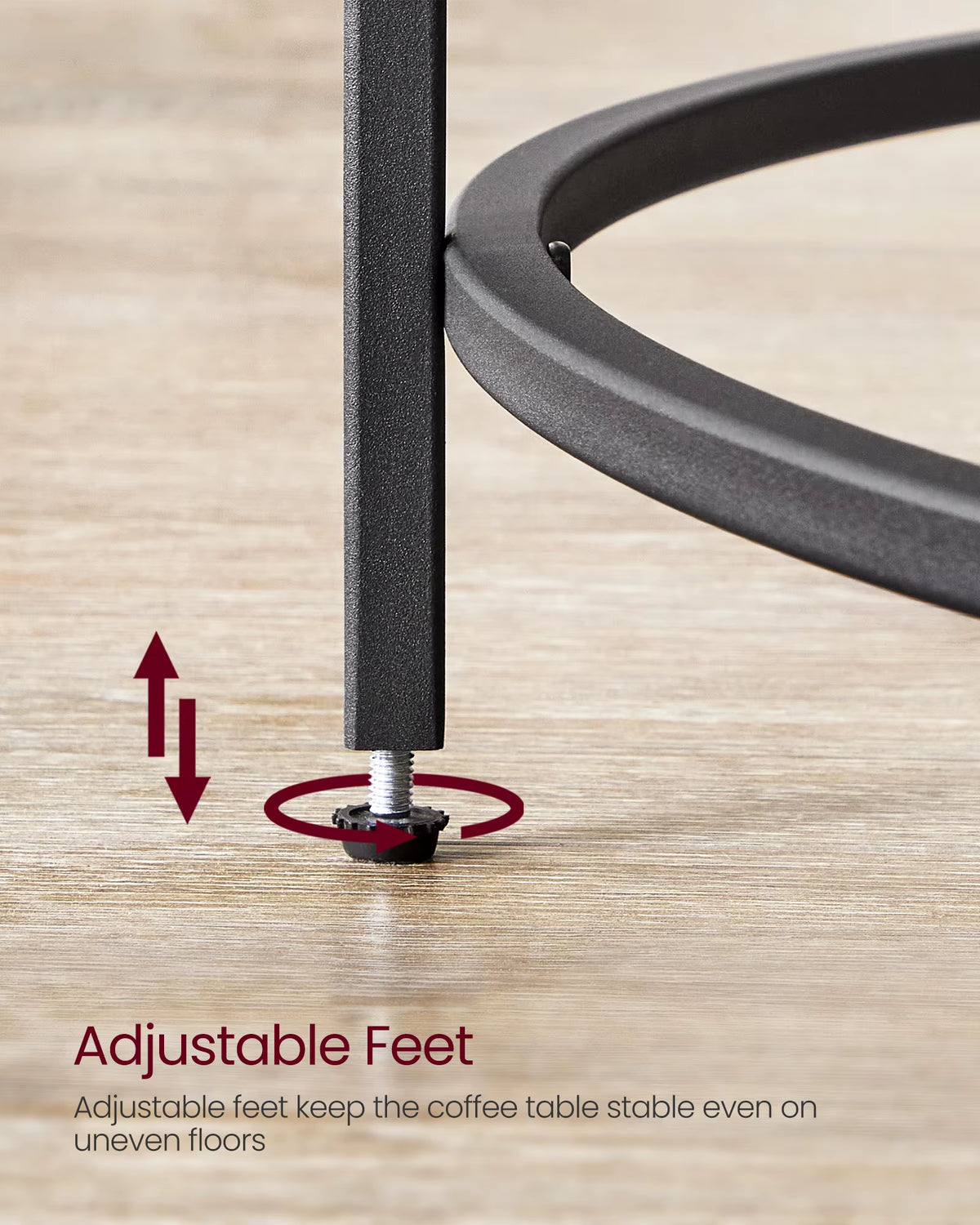 Round Tempered Glass Coffee Table | The Orbit Circle