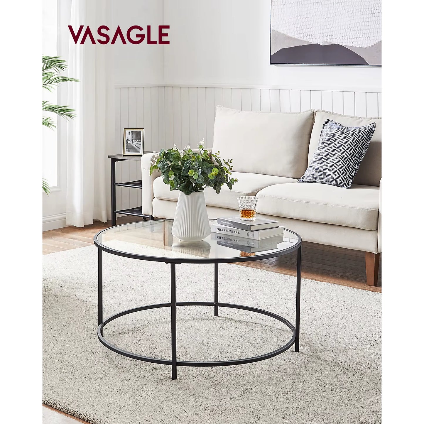 Round Tempered Glass Coffee Table | The Orbit Circle