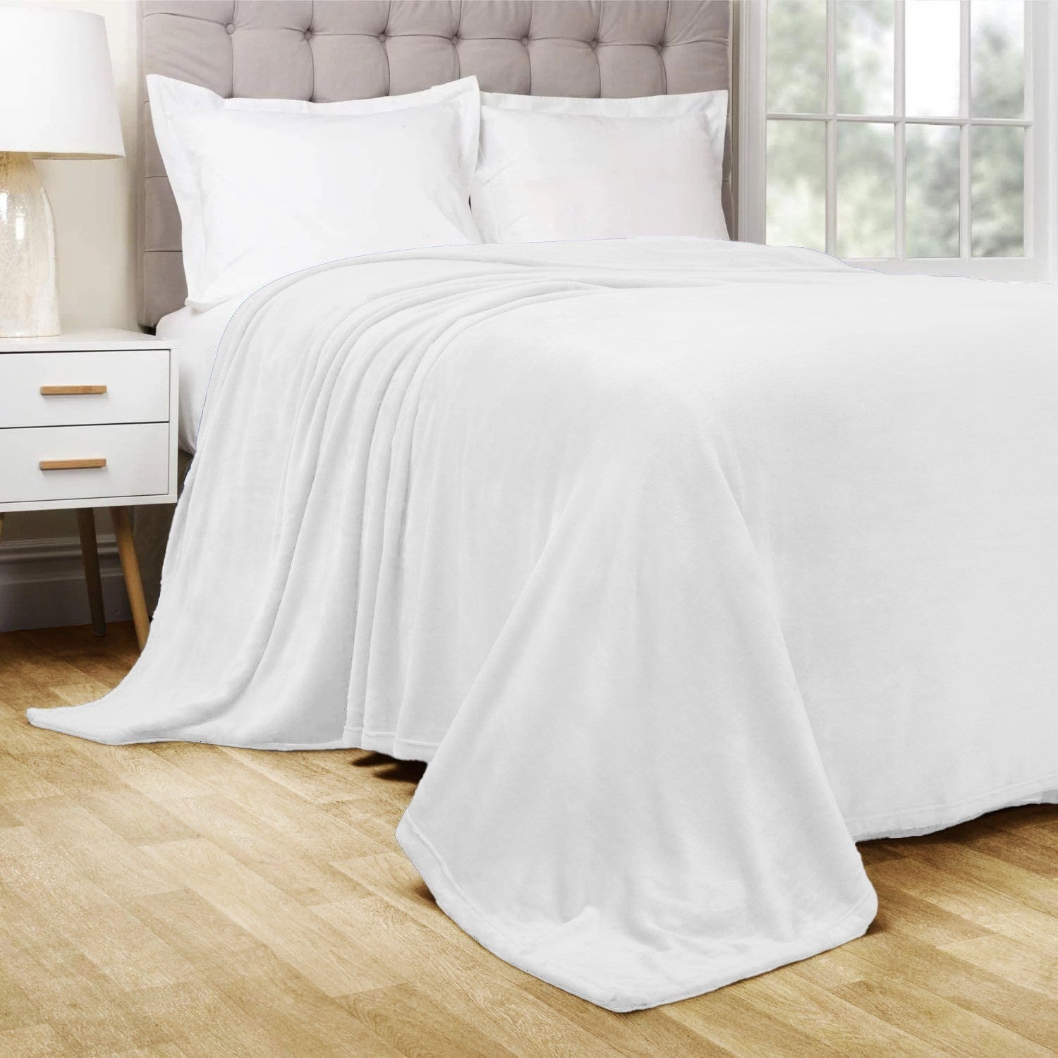 Reversible Faux Mink Fleece Throw Blanket | The Velvet Cloud