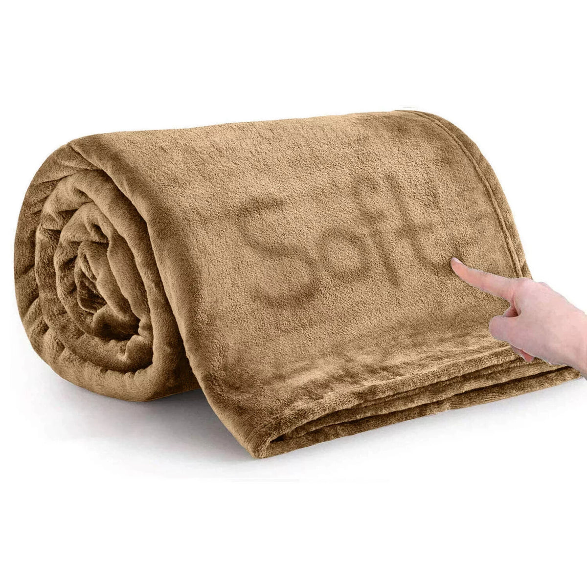 Large Faux Fur Fleece Throw Double & King | The Velvet Cloud