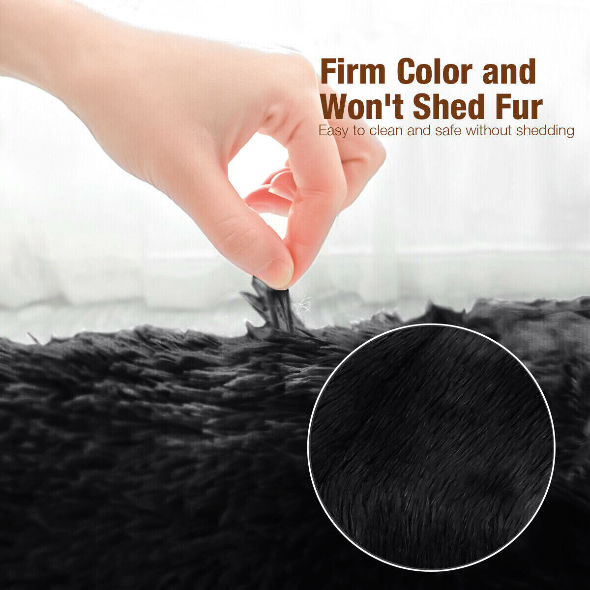 Plush Shaggy Anti-Slip Area Rug | The Grounding Cloud