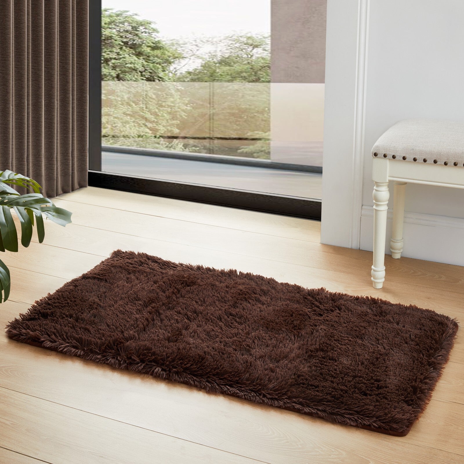 Plush Shaggy Anti-Slip Area Rug | The Grounding Cloud