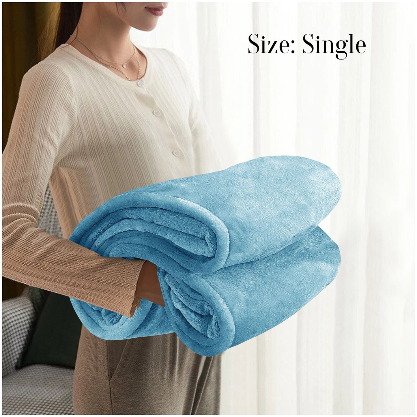 Large Faux Fur Fleece Throw Double & King | The Velvet Cloud