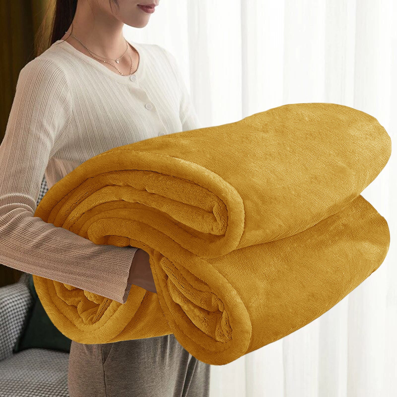 Large Faux Fur Fleece Throw Double & King | The Velvet Cloud