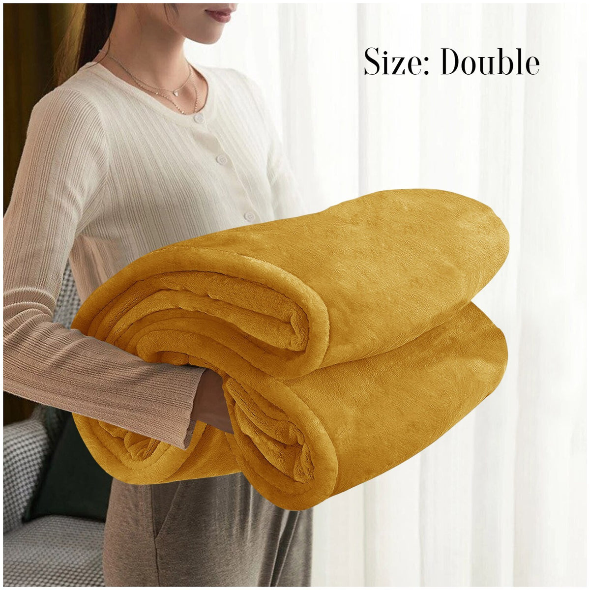 Large Faux Fur Fleece Throw Double & King | The Velvet Cloud