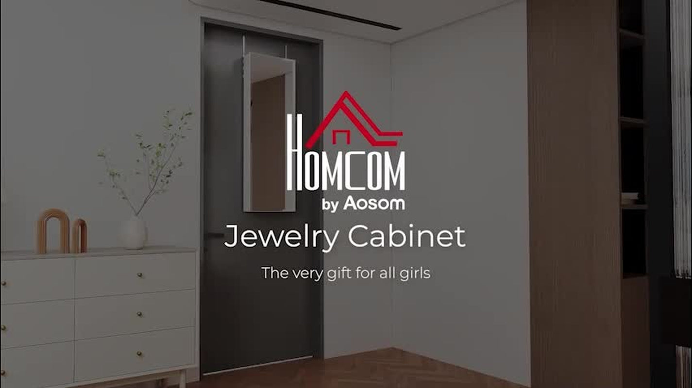 Full Length Mirror Jewellery Cabinet Storage with LED Lights | The Prism Armoire