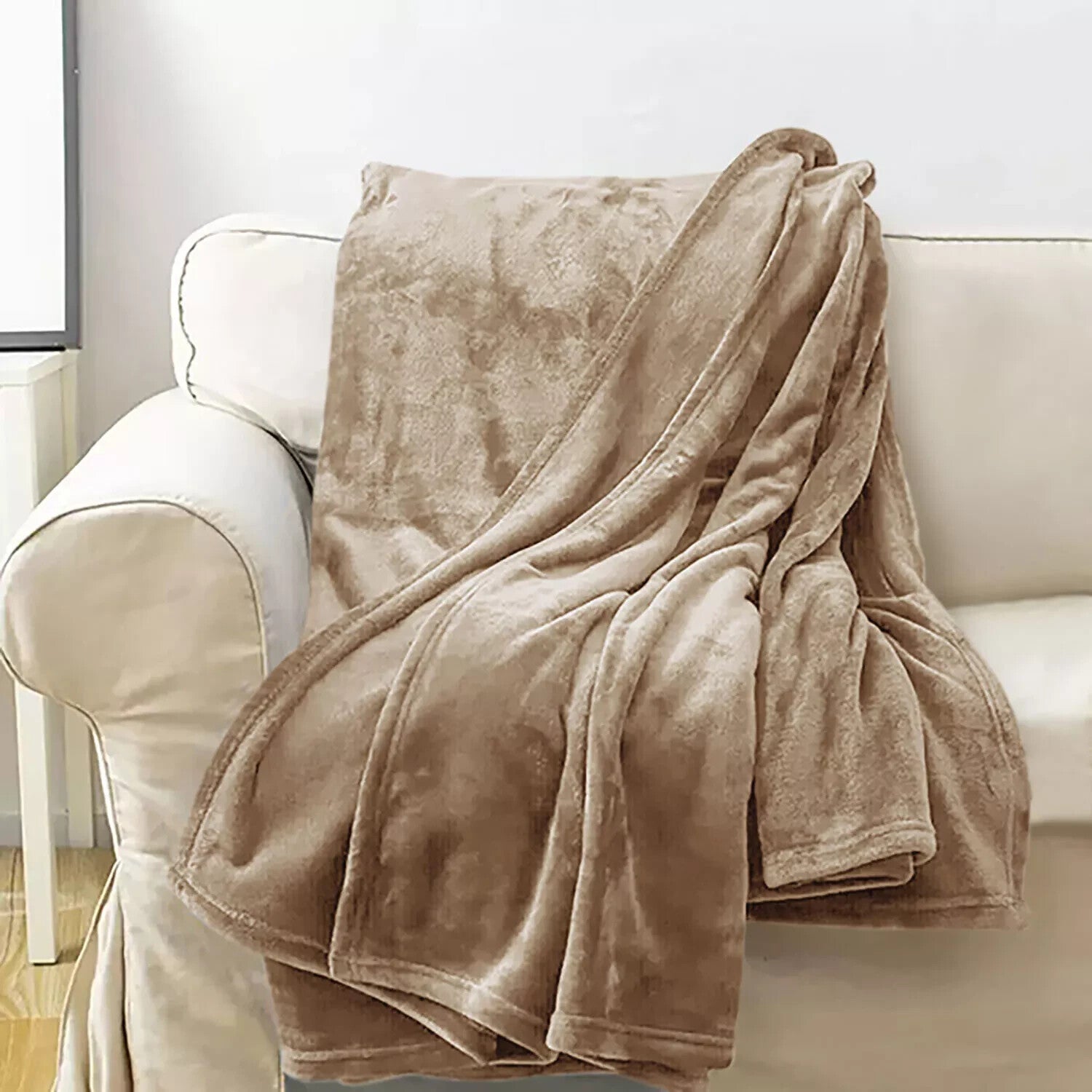 Large Faux Fur Fleece Throw Double & King | The Velvet Cloud