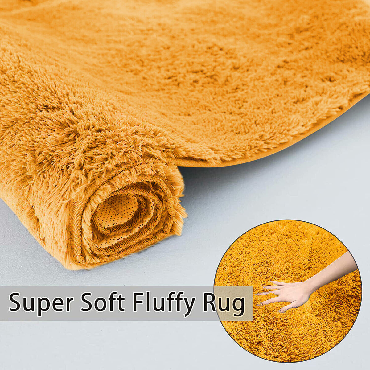 Plush Shaggy Anti-Slip Area Rug | The Grounding Cloud