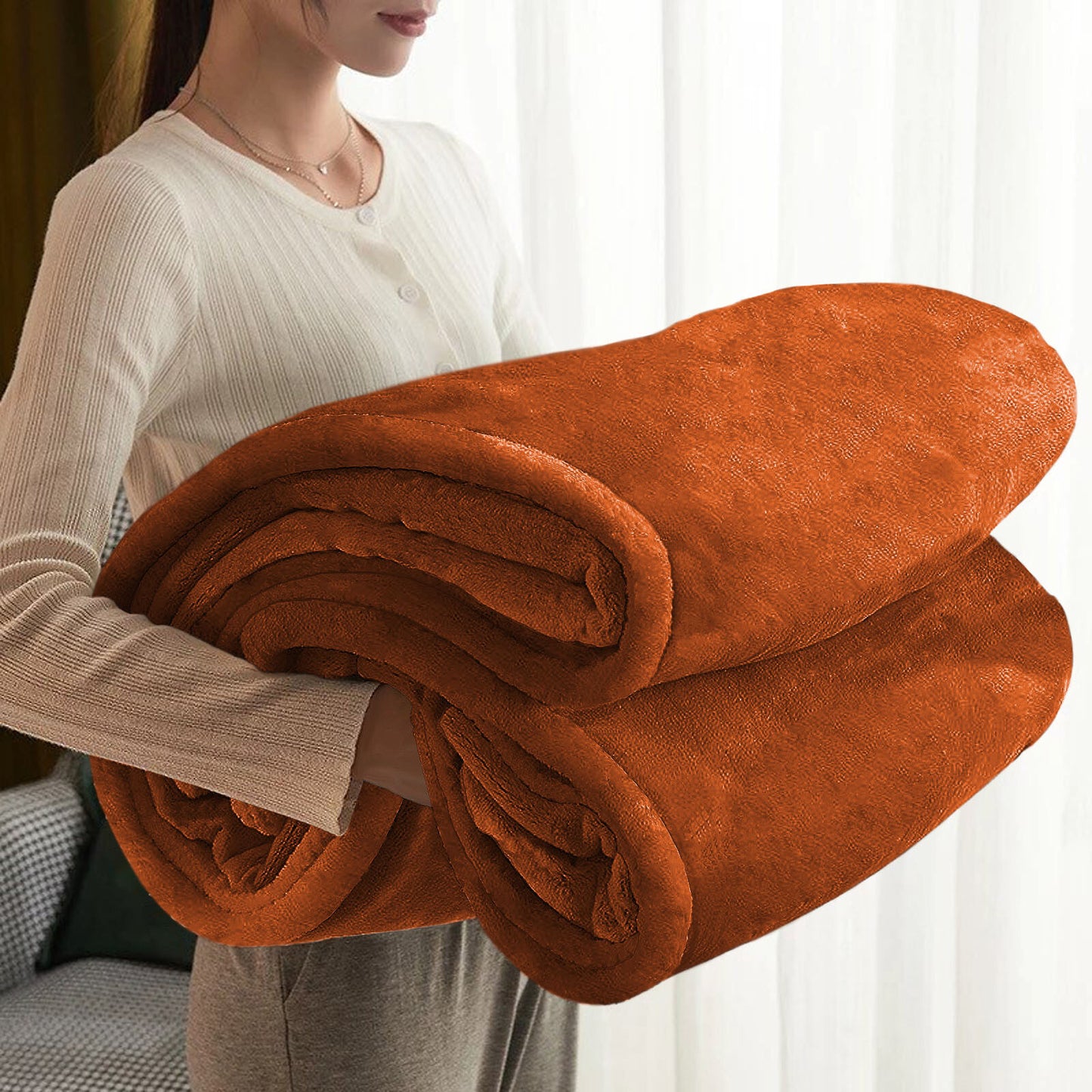Large Faux Fur Fleece Throw Double & King | The Velvet Cloud