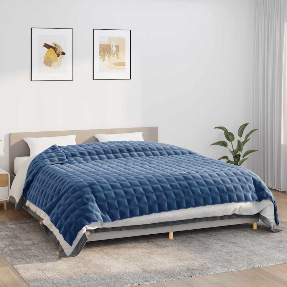 Knitted Weighted Blanket Cooling Chunky Heavy Throw | The Open Weave