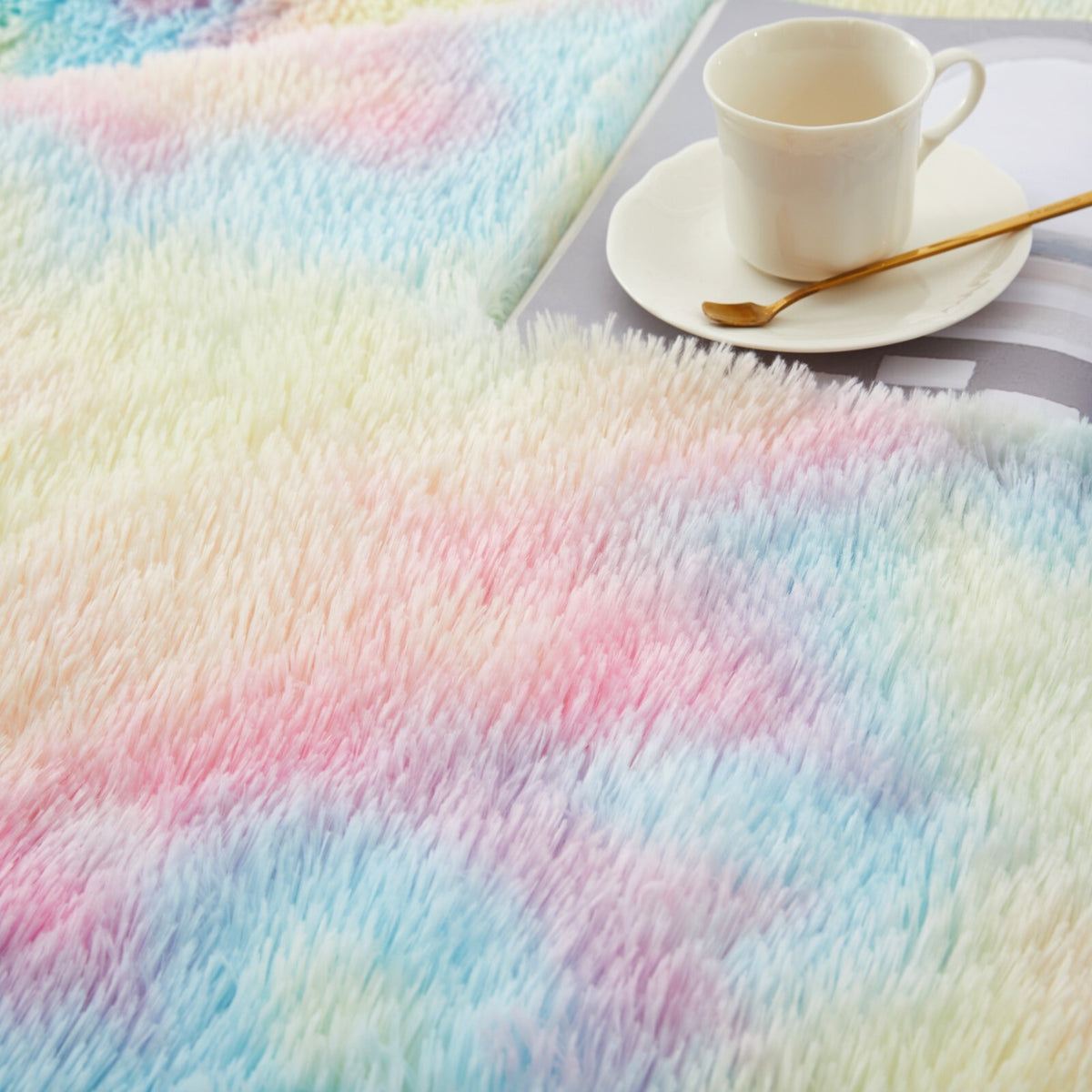 Plush Shaggy Anti-Slip Area Rug | The Grounding Cloud