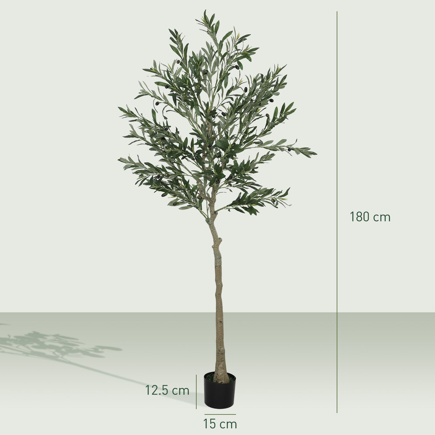Decorative Silk Olive Tree 180cm Artificial Plant | The Veranda Tall
