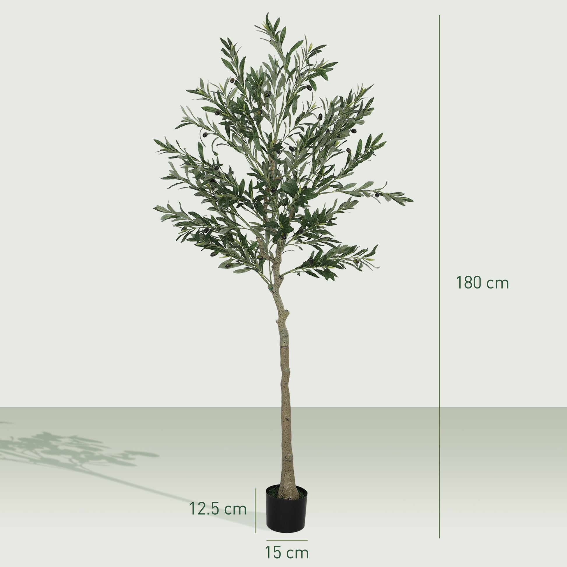 Decorative Silk Olive Tree 180cm Artificial Plant | The Veranda Tall