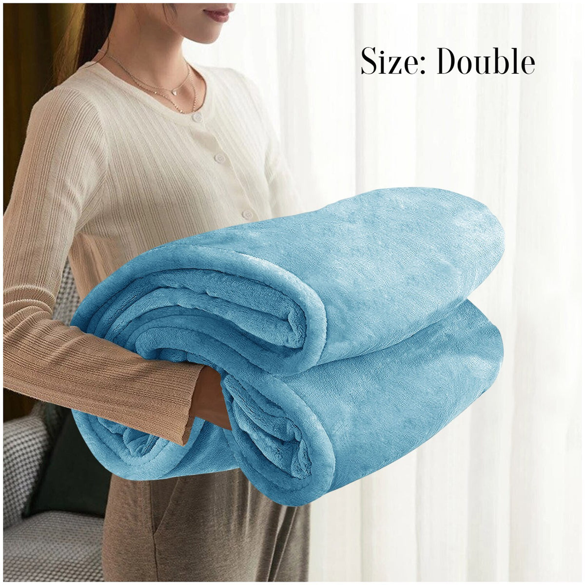 Large Faux Fur Fleece Throw Double & King | The Velvet Cloud