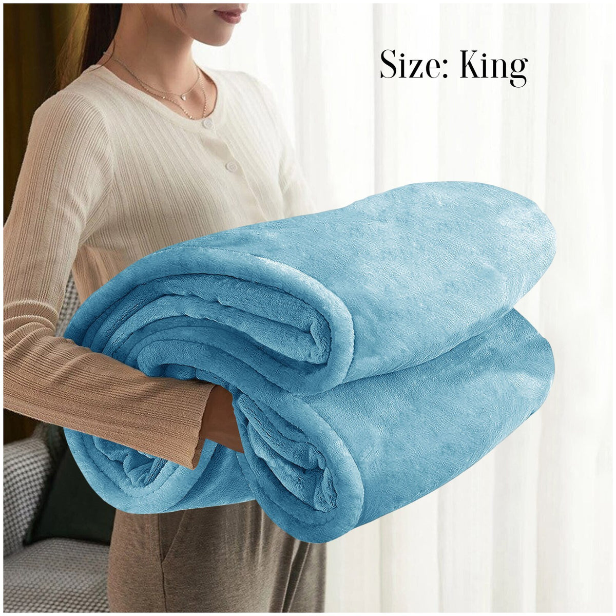 Large Faux Fur Fleece Throw Double & King | The Velvet Cloud