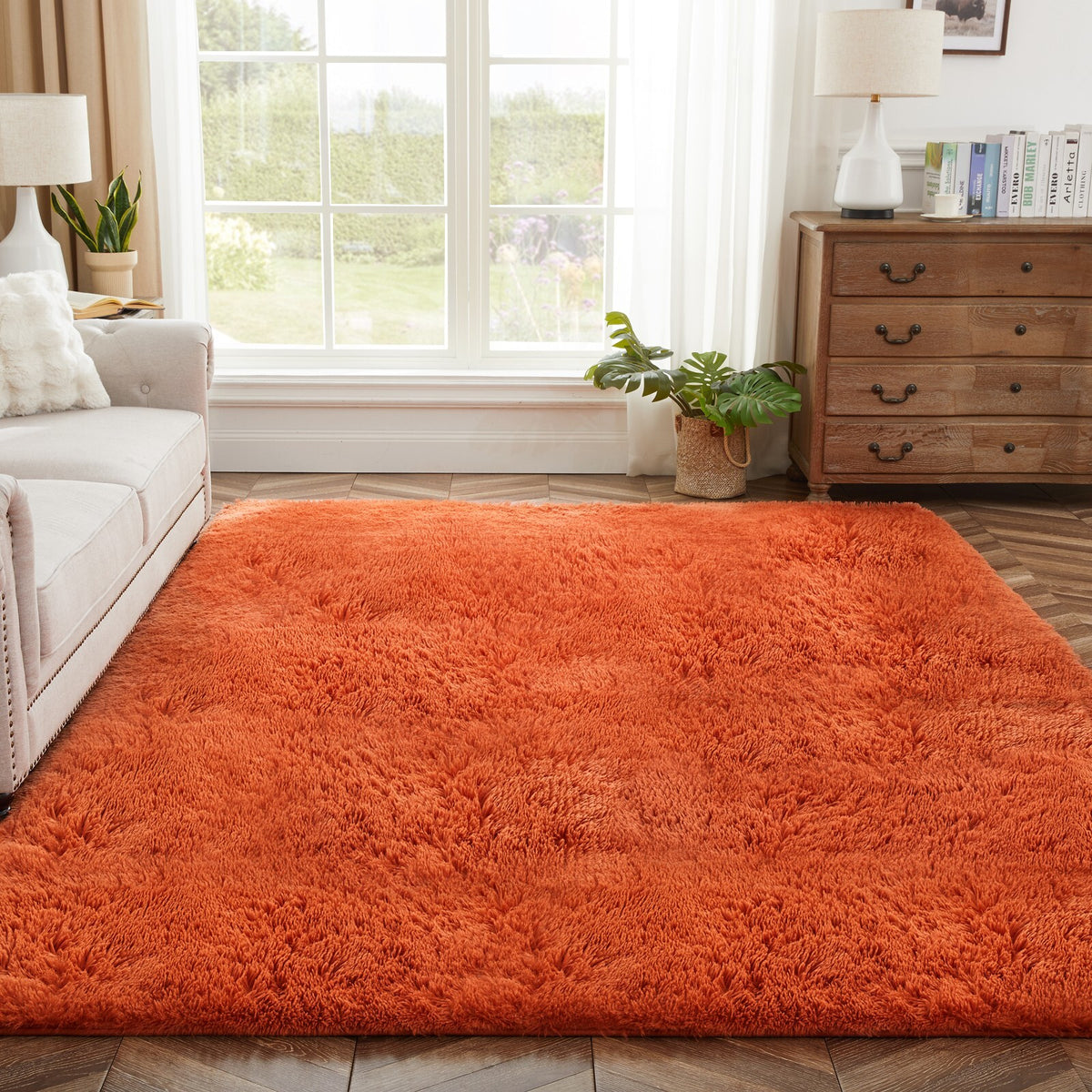 Plush Shaggy Anti-Slip Area Rug | The Grounding Cloud