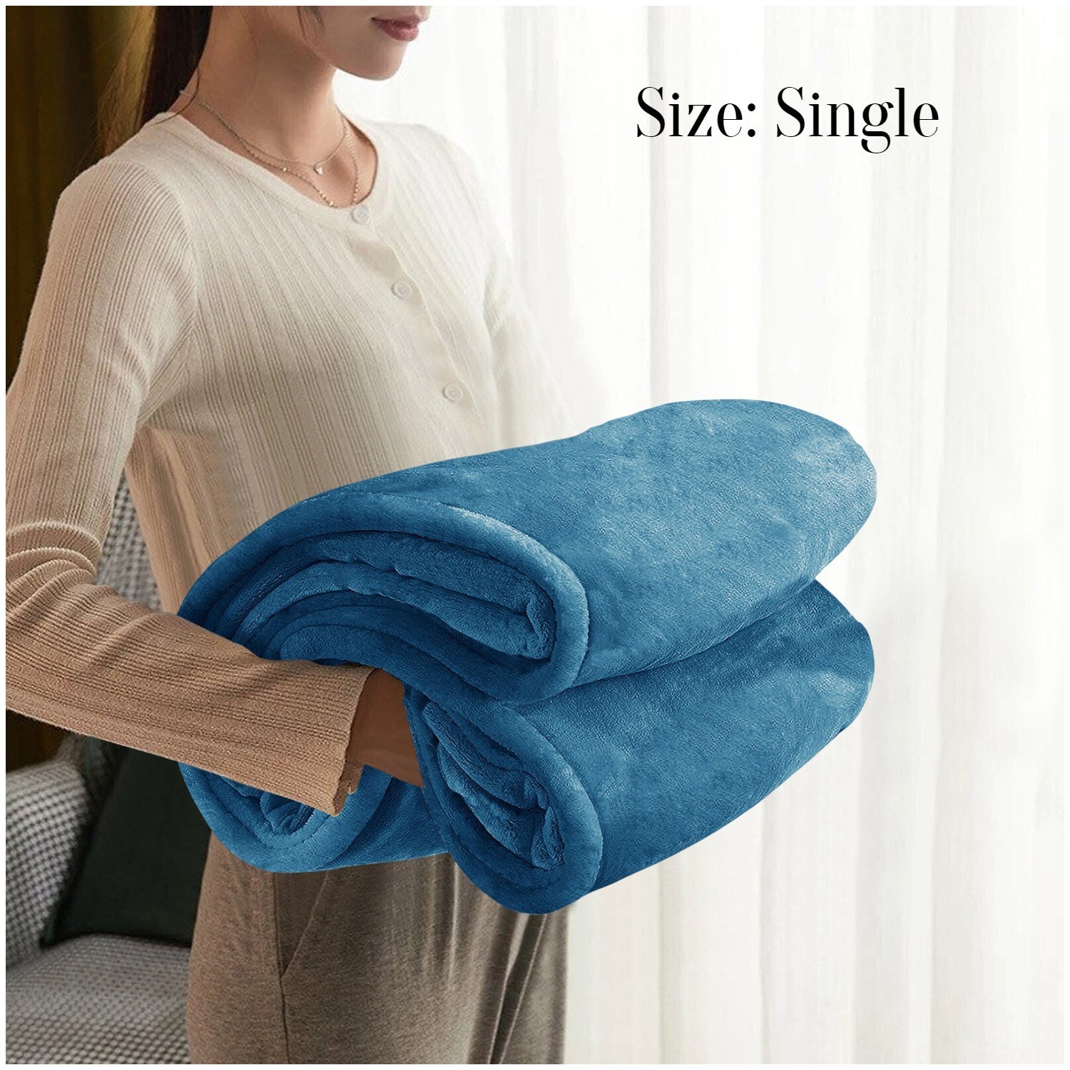 Large Faux Fur Fleece Throw Double & King | The Velvet Cloud