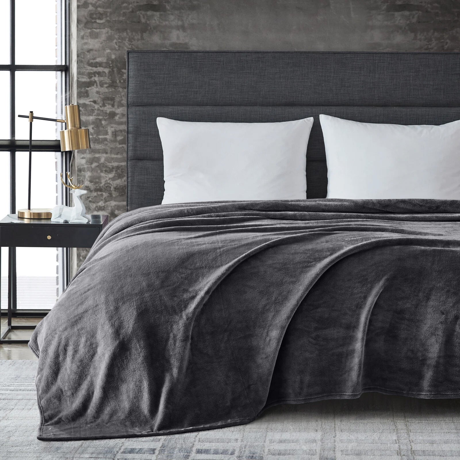 Large Faux Fur Fleece Throw Double & King | The Velvet Cloud