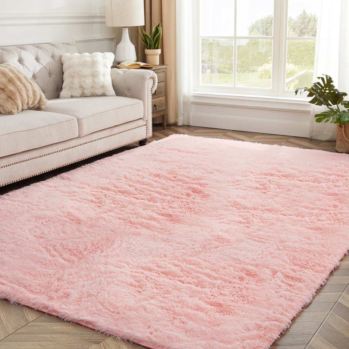 Plush Shaggy Anti-Slip Area Rug | The Grounding Cloud