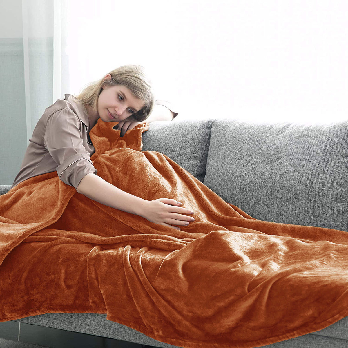 Large Faux Fur Fleece Throw Double & King | The Velvet Cloud