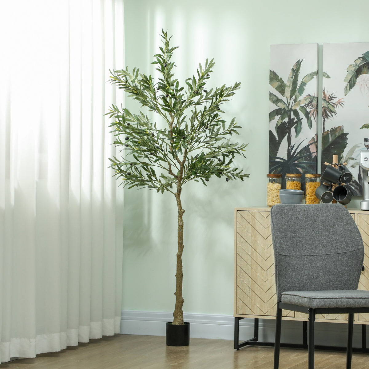 Decorative Silk Olive Tree 180cm Artificial Plant | The Veranda Tall
