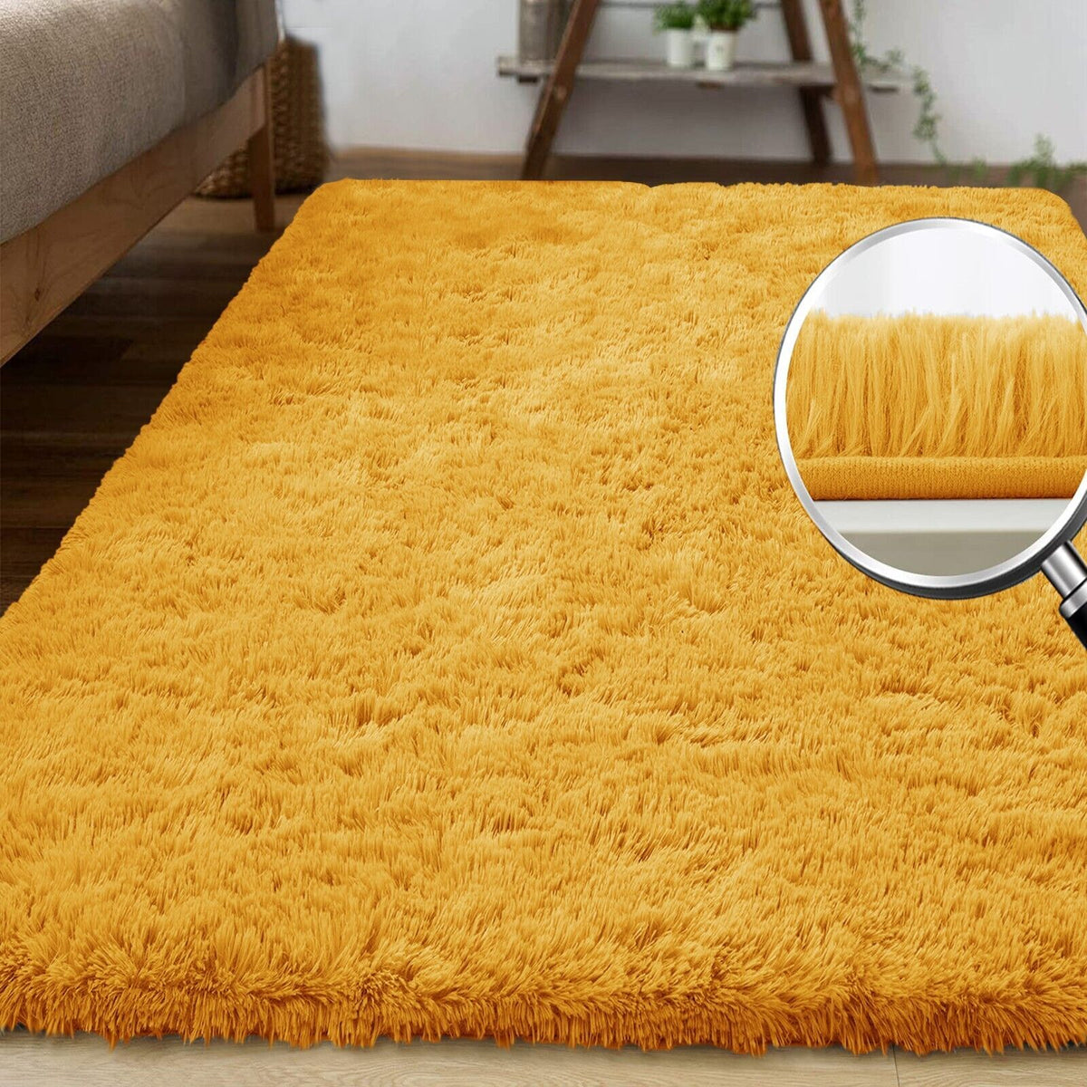 Plush Shaggy Anti-Slip Area Rug | The Grounding Cloud
