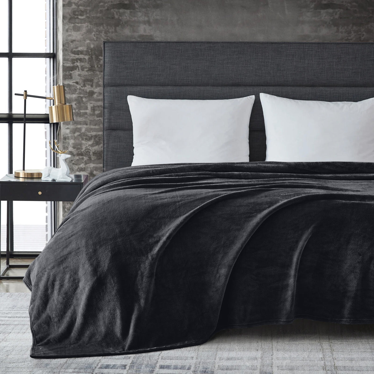 Large Faux Fur Fleece Throw Double & King | The Velvet Cloud