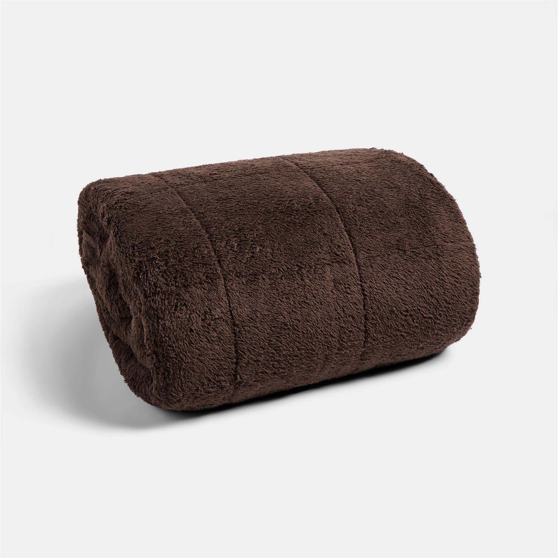Teddy Fleece Sensory Sleep Therapy Anxiety Throw  | The Weighted Blanket