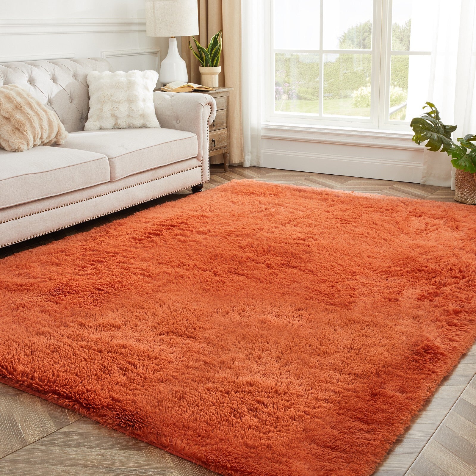 Plush Shaggy Anti-Slip Area Rug | The Grounding Cloud