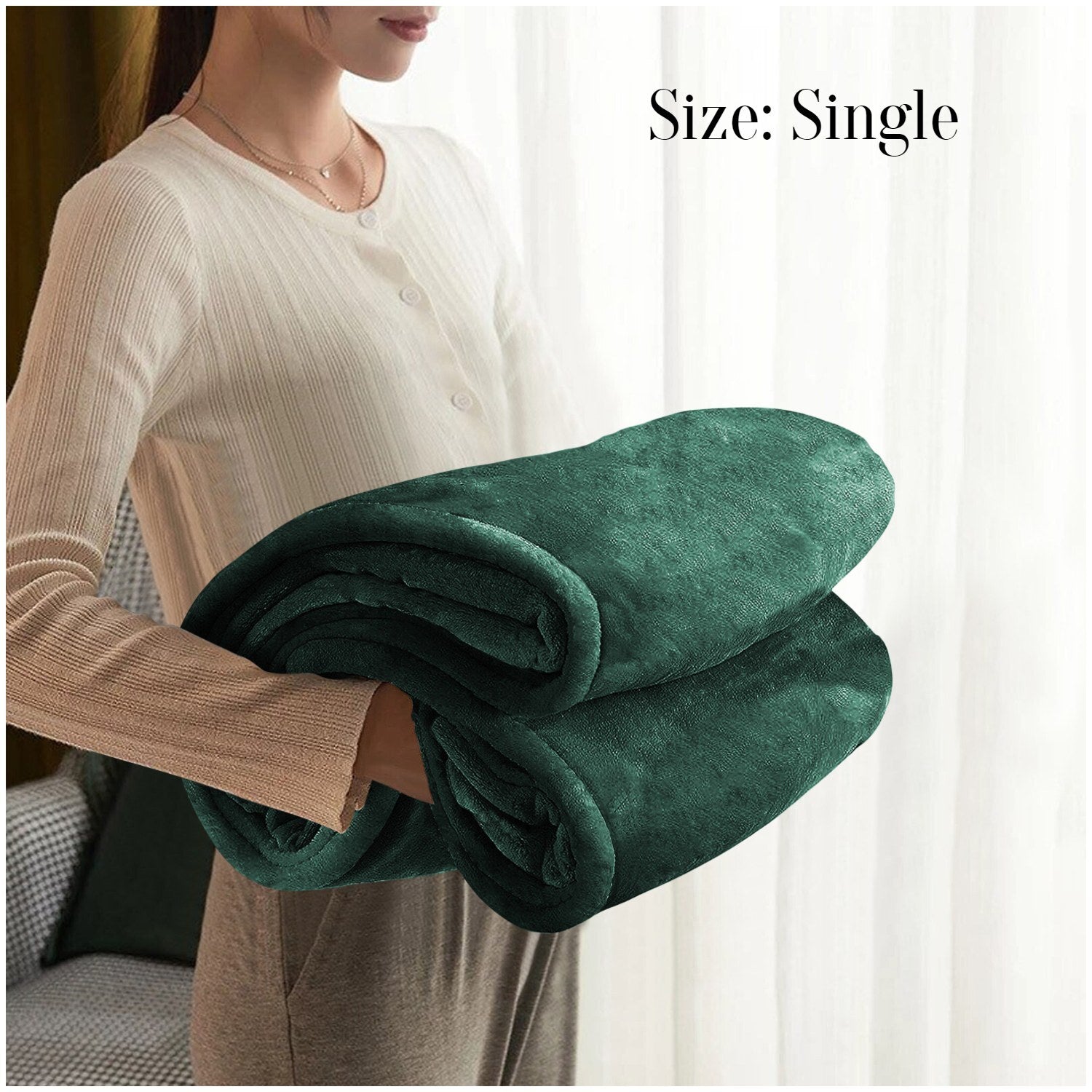 Large Faux Fur Fleece Throw Double & King | The Velvet Cloud