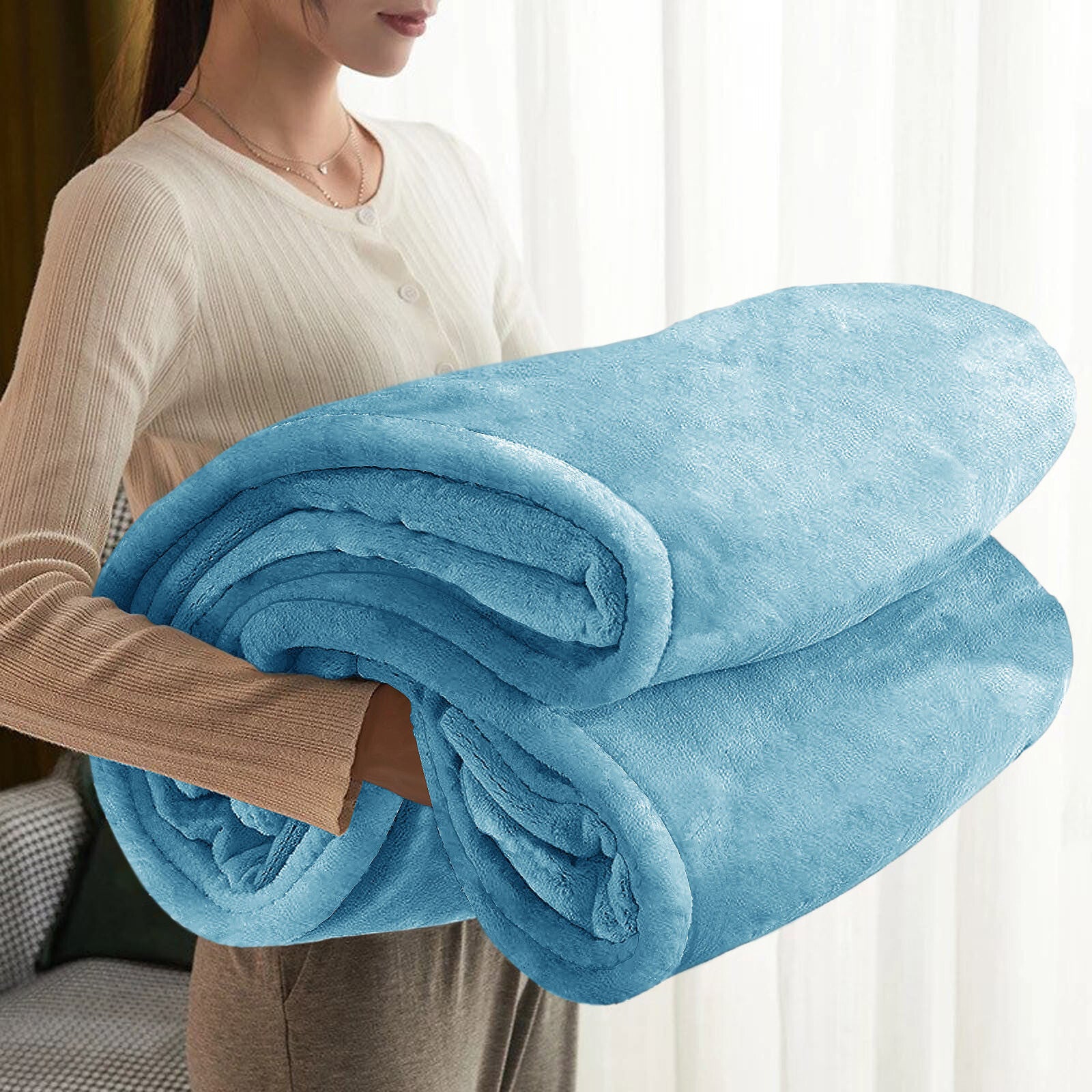 Large Faux Fur Fleece Throw Double & King | The Velvet Cloud