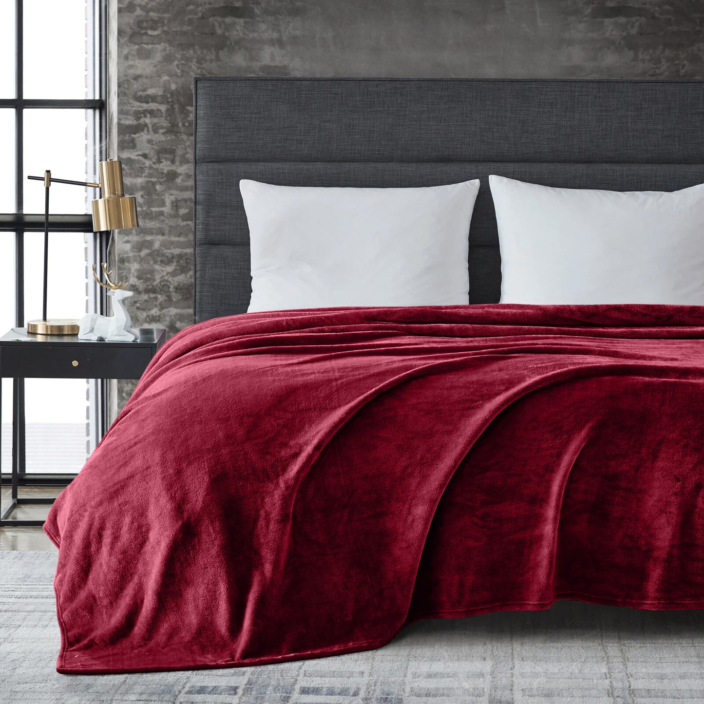 Large Faux Fur Fleece Throw Double & King | The Velvet Cloud