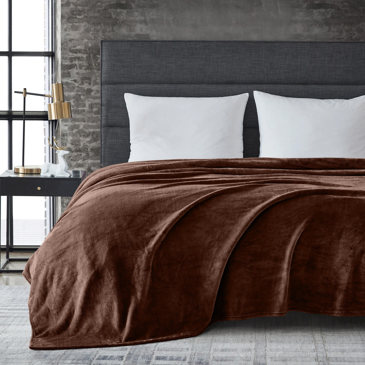 Large Faux Fur Fleece Throw Double & King | The Velvet Cloud