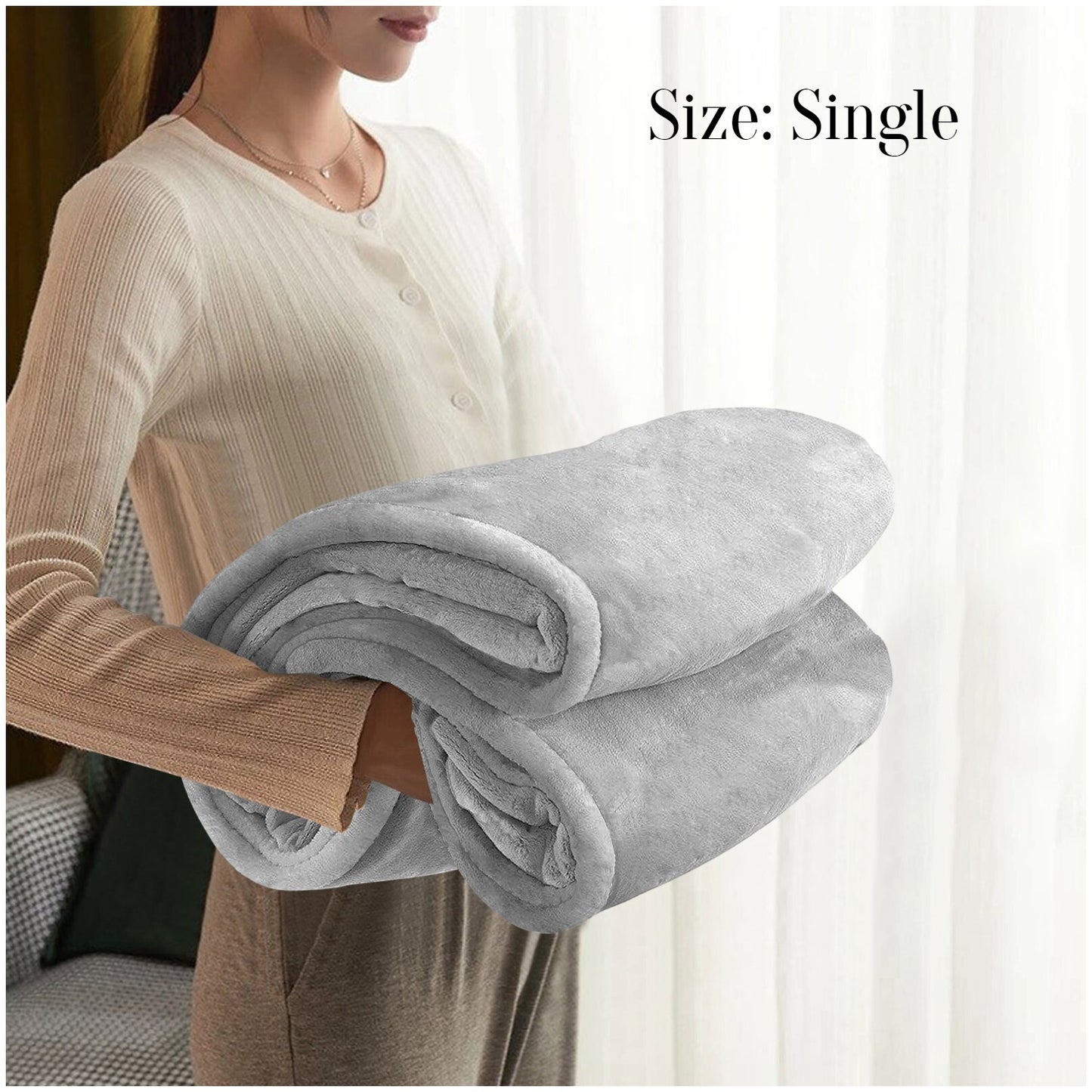 Large Faux Fur Fleece Throw Double & King | The Velvet Cloud