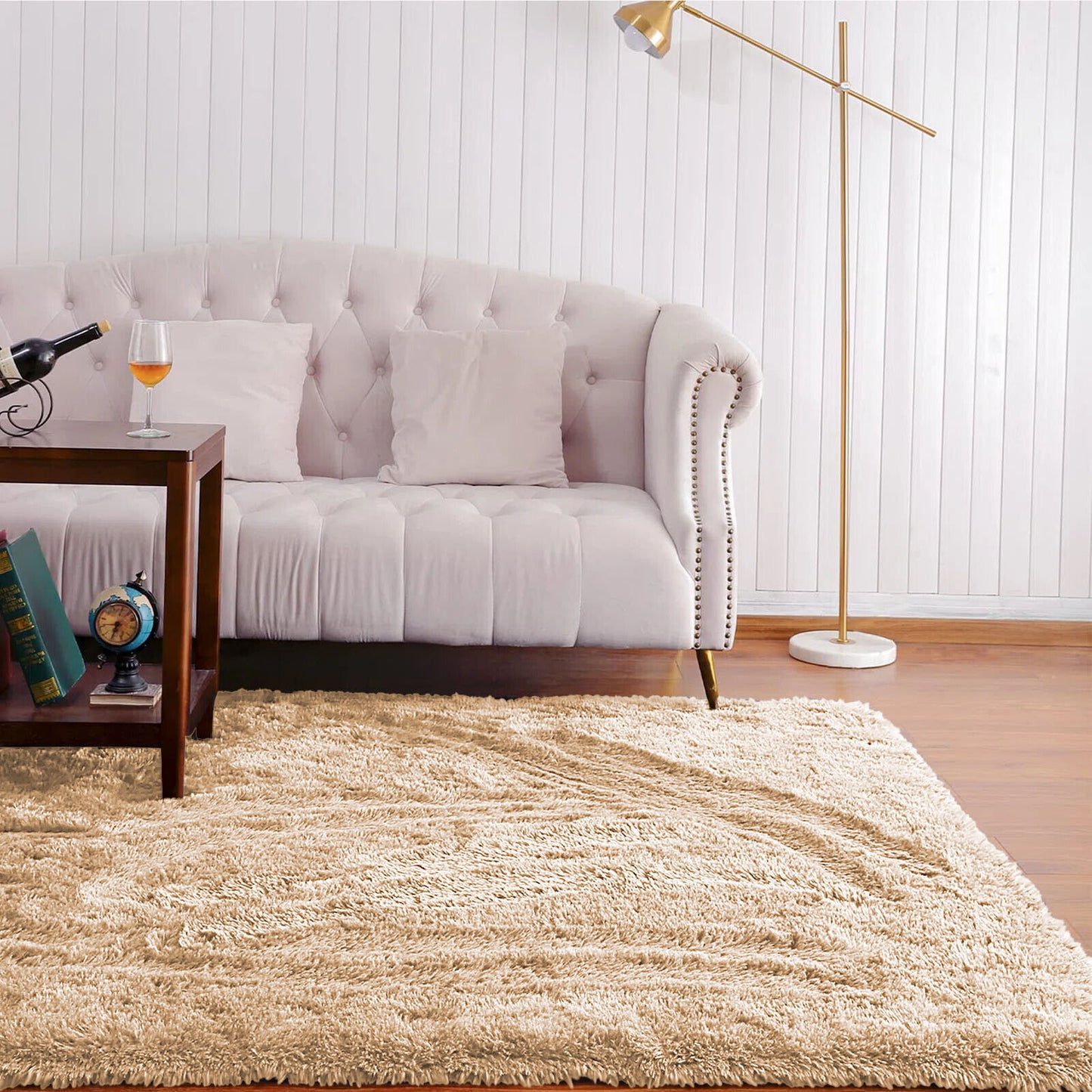 Plush Shaggy Anti-Slip Area Rug | The Grounding Cloud