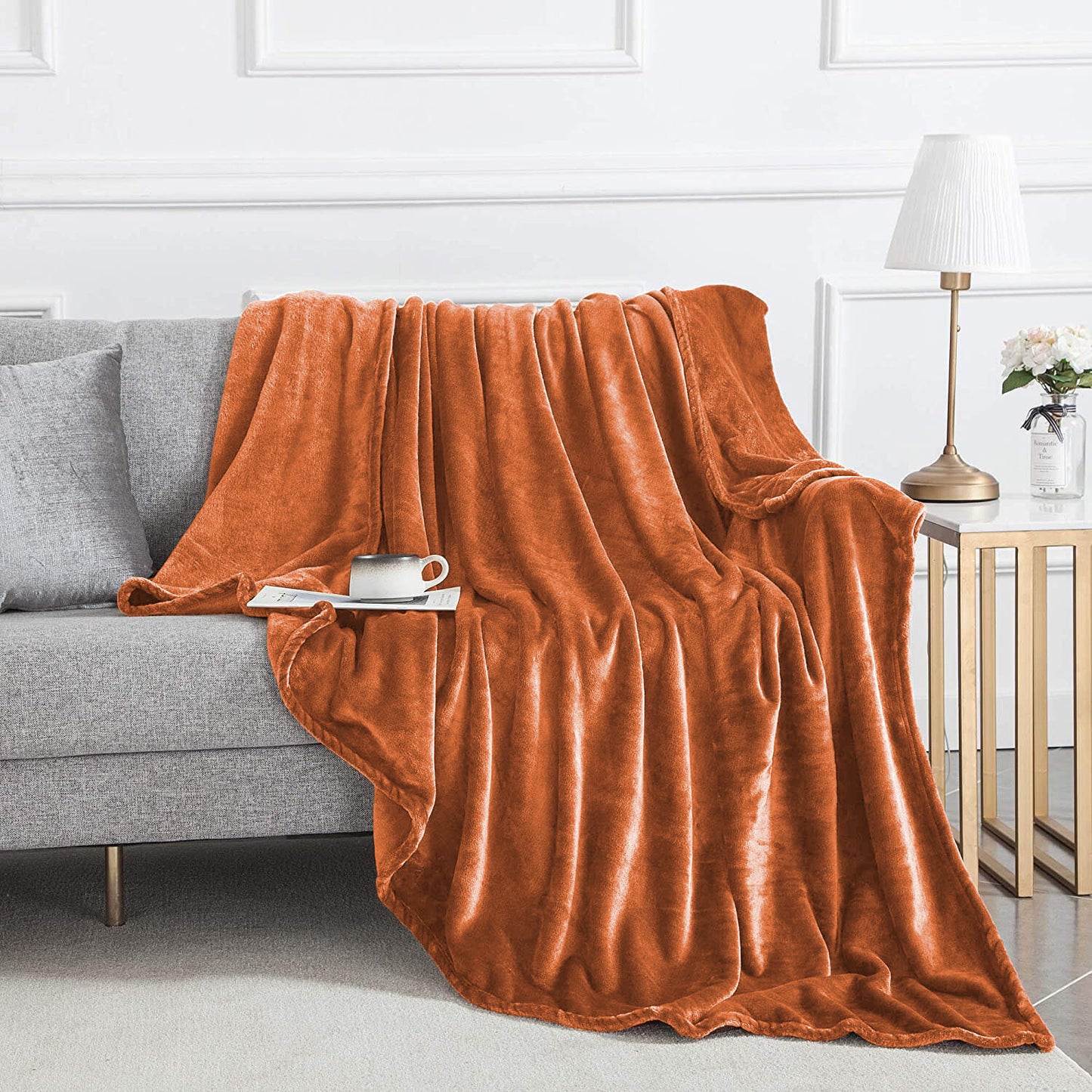 Large Faux Fur Fleece Throw Double & King | The Velvet Cloud