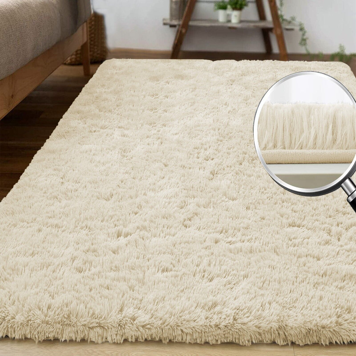 Plush Shaggy Anti-Slip Area Rug | The Grounding Cloud