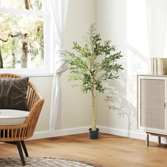 Decorative Silk Olive Tree 180cm Artificial Plant | The Veranda Tall