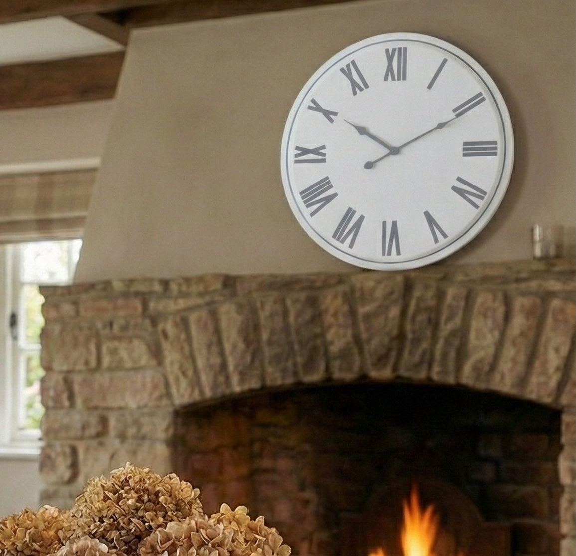 Classic Roman Numeral Wall Clock | The Flemings