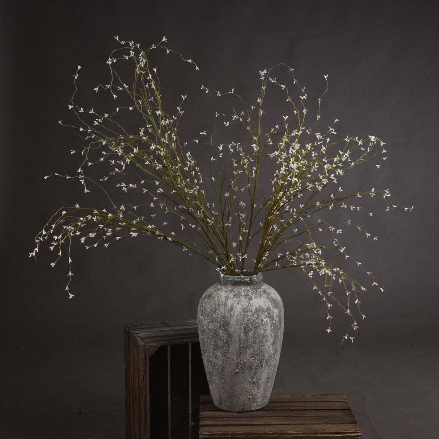 White Willow Spray Faux Flower