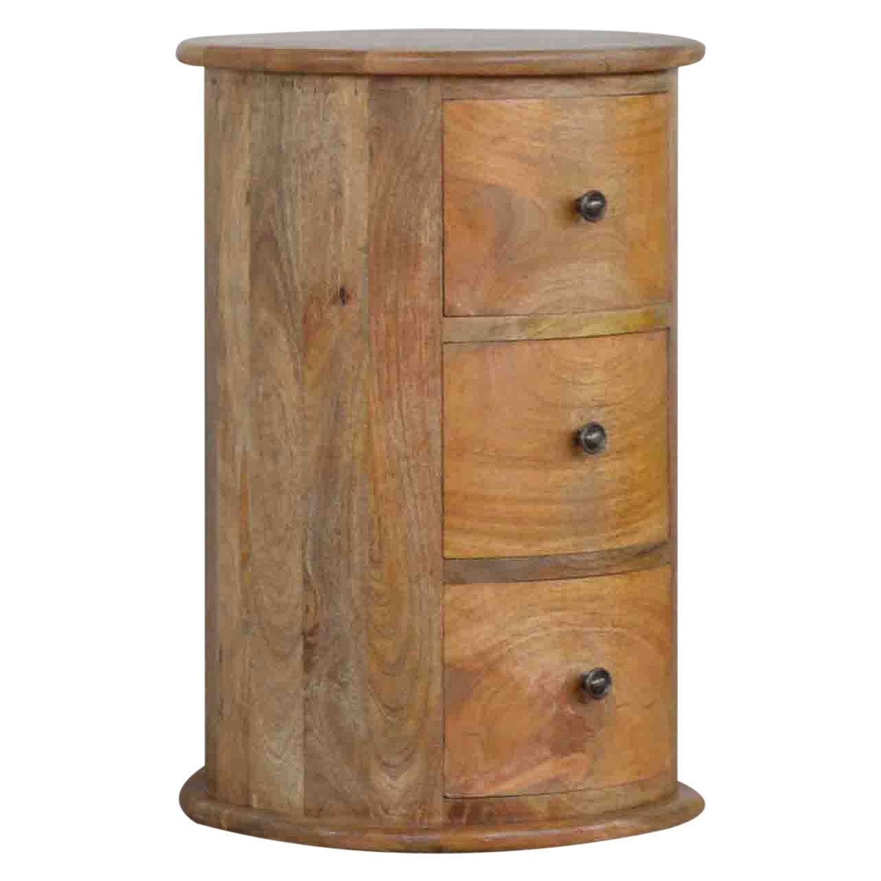 3 Drawer Drum Chest Mango Wood